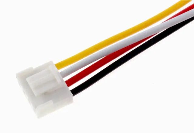 Connector JST-VH met clip slot 3.96mm pitch 4-pin female met 50cm kabel 20AWG