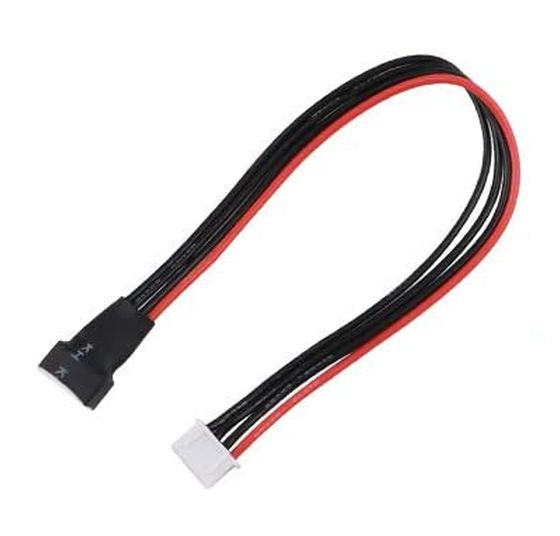 Connector JST-XH 2.54mm pitch 4-pin male-female LiPo 3S Balance 20cm 22AWG