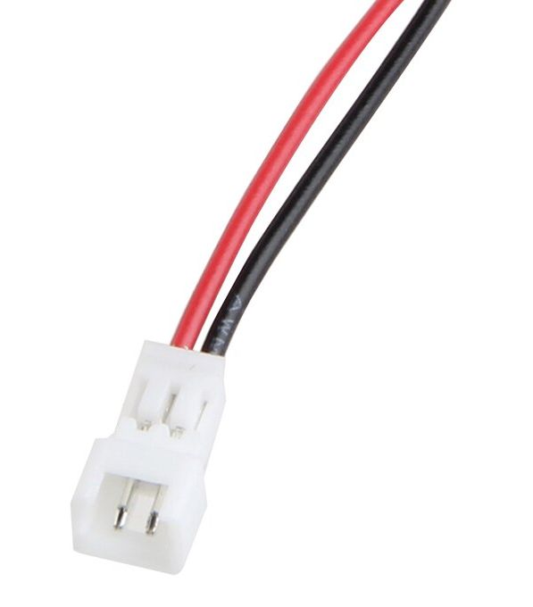 Connector JST micro 1.25mm pitch 2-pin female met 10cm kabel