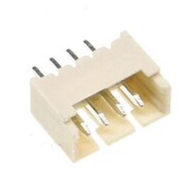 Connector JST micro 1.25mm pitch 4-pin female PCB