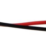 Connector JST-XH 2.54mm pitch 2-pin male met 20cm kabel zwart=links / rood=rechts