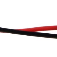 Connector JST-XH 2.54mm pitch 2-pin male met 20cm kabel zwart=links / rood=rechts