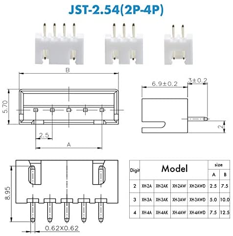 Connector JST-XH 2