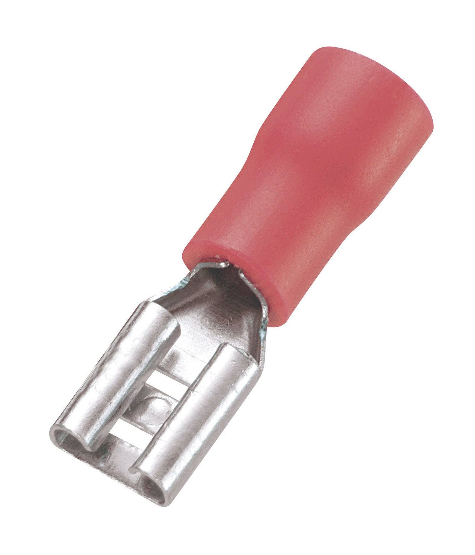 Kabelschoen lip female 0.5-1.5mm2 FDD1.25-187 rood