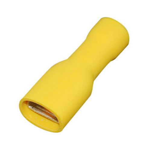 Kabelschoen lip female 4-6mm2 met isolatie FDFD5.5-250 geel