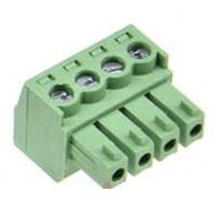 Klemblok Schroefterminal 3.5mm pitch 4-polig 1.5mm2 male KF2EDG 15EDG-3.5 groen