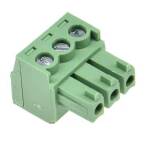 Klemblok Schroefterminal 3.81mm pitch 3-polig 1.5mm2 male KF2EDG 15EDG-3.81 groen