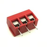 Klemblok Schroefterminal 5.00mm pitch 3-polig 2.5mm2 KF301-5.0 rood