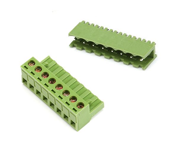 Klemblok en connector 5.00mm pitch 8-polig 2.5mm2 KF2EDGK groen