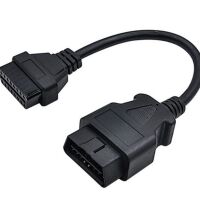 OBD2 16-pin verlengkabel J1962 zwart 02