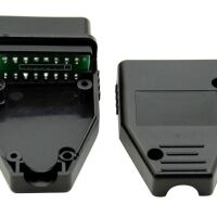 OBD2 male connector J1962 zwart 04