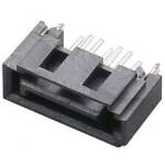 SATA socket 7-Pin Type A female connector verticaal DIP PCB