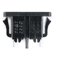 Power connector Eurostekker female plug C8 inbouw push-in 05