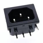 Power connector eurostekker plug C14 male PCB