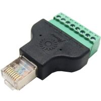 RJ connector 8P8C male met schroef terminals RJ45