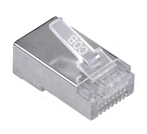 RJ connector 8P8C male transparant shielded RJ45 02