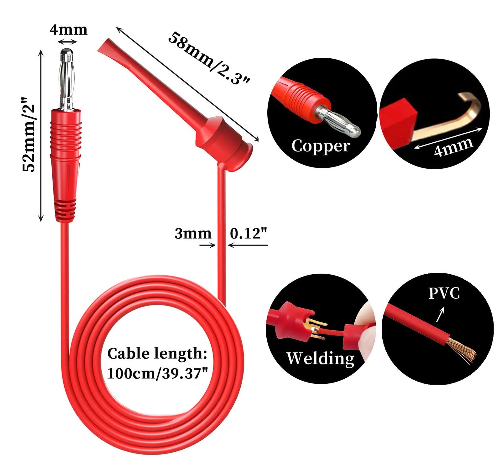 Meetsnoer banaanplug probe testclip met haak 56mm 1m model2 03