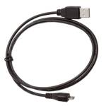 USB-A male naar USB-Micro male data kabel lengte 1 meter zwart