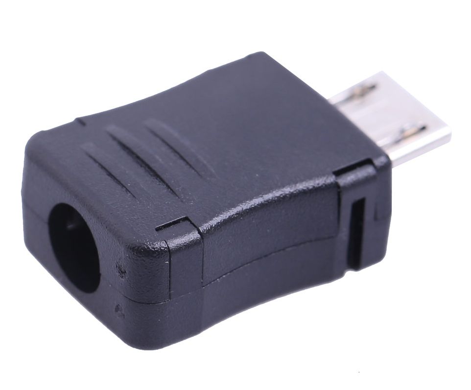 USB-micro connector male zwart 02