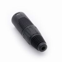 XLR 3-pin connector male zwart C1038M 02