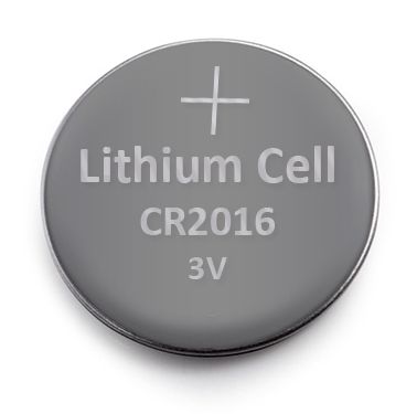 Batterij Knoopcel Lithium 3V 90 mAh CR2016