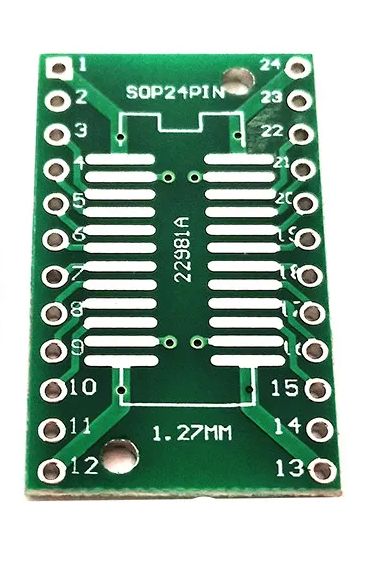 SMD naar DIP adapter 24 pins SOP rechthoek 02