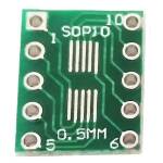SMD naar DIP converter 10 pins SOP SSOP TSSOP SOT-23 adapter