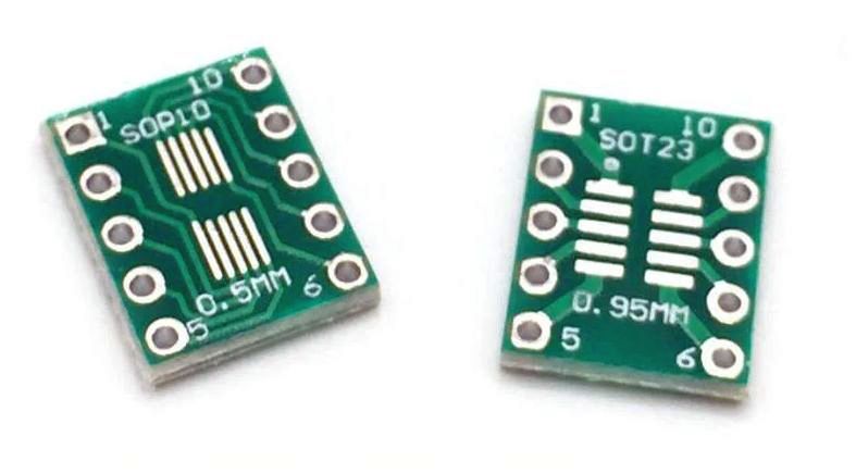 SMD naar DIP converter 10 pins SOT-23 SOP MSOP adapter