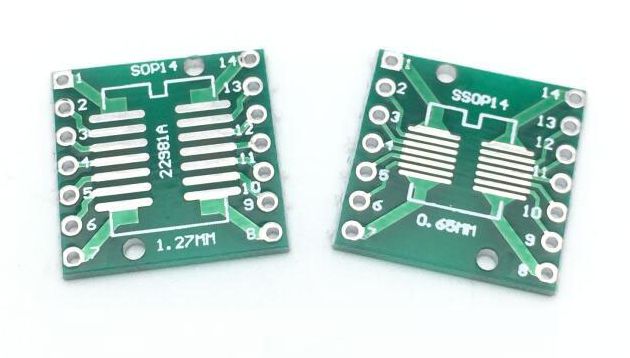 SMD naar DIP converter 14 pins SOP SSOP TSSOP adapter
