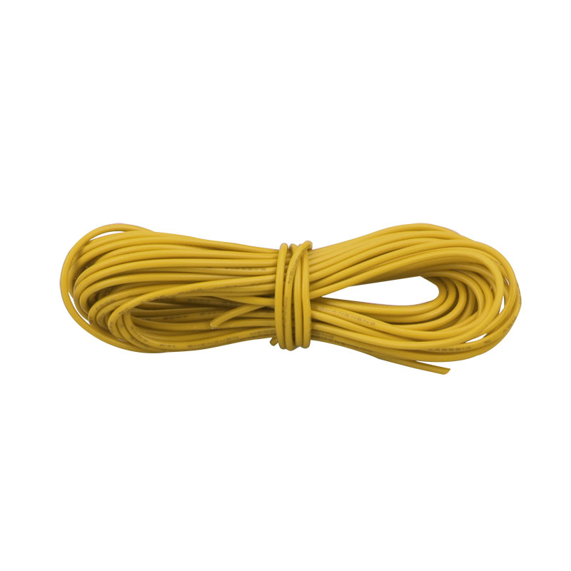 Draad 0.25mm2 24AWG UL1007 5M geel