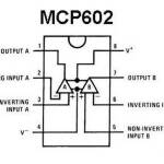 MCP602 pinout