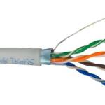 Netwerkkabel FTP CAT5E kabel koper soepele kern 2x4xAWG26/7 (per meter)