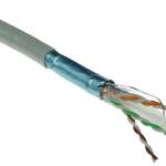 Netwerkkabel FTP CAT6A kabel koper vaste kern 2x4xAWG23/1 (per meter)