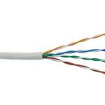 Netwerkkabel UTP CAT5E kabel koper vaste kern AWG24 (per meter)
