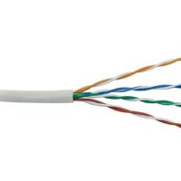 Netwerkkabel UTP CAT5E kabel koper vaste kern AWG24 (per meter)