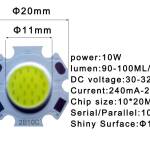 Power LED SMD 2011 2B10C specs