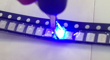 LED SMD 1210 blauw ultra bright 470-475nm