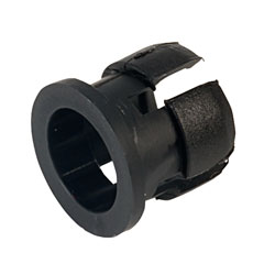 LED 5mm houder clip kunststof zwart