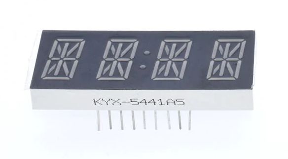 LED Display module 14 segmenten 4-bit rood 0.54'' Klok gezamelijke kathode