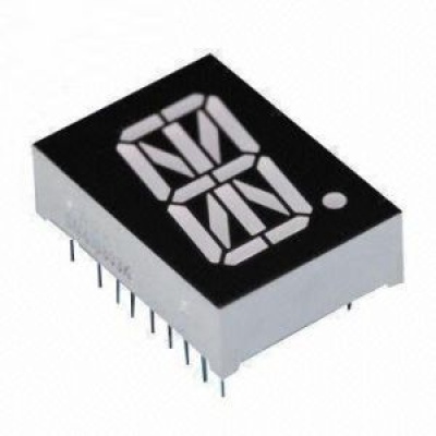 LED Display module 16 segmenten 1-bit rood 0.8'' gezamelijke kathode