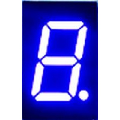 LED Display 7 segment 1-bit 0