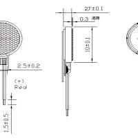 Trilmotor DC 3V schijf 10x3