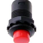 Drukknop Schakelaar vasthoudend 1.5A 250VAC rood DS428