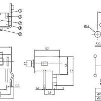 Micro Drukknop Schakelaar 3x6x4