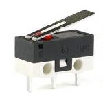 Microswitch 3-polig 1A 125VAC met lip KW-10 MS-1A-13.5