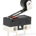 Microswitch 3-polig 1A 125VAC met roller KW-10 MS-1A-14.5-P