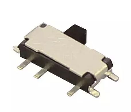 Schuifschakelaar 1-polig 7 pins 50VDC 0.3A MSK-12C02 1P2T SMD