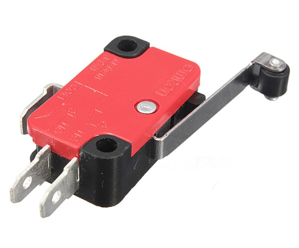 Microswitch 3-polig 15A 250VAC met roller V-156-1C25