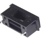 Zekering houder 5x20mm met deksel PCB zwart BLX-A 03