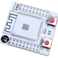 ESP32 WiFi module adapter plaat met knoppen en header pins